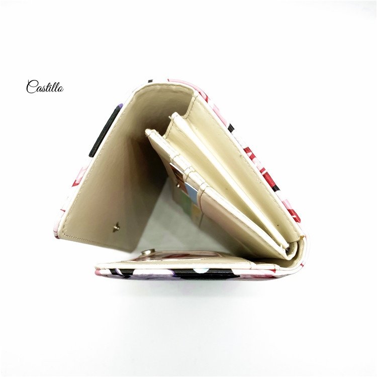 Woman wallet with flower printing